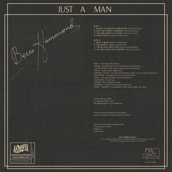 Beres Hammond - Just A Man (VINYL LP)