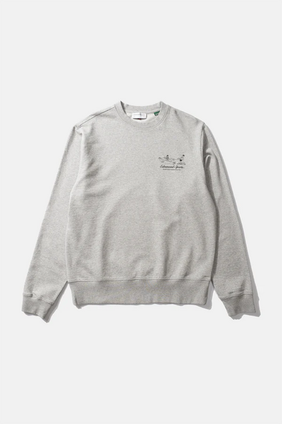 EDMMOND STUDIOS - SWEATSHIRT (CALYPSO PLAIN GREY MELANGE)