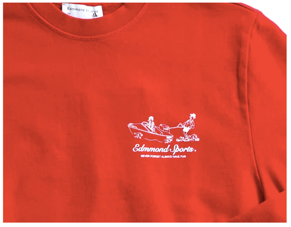 EDMMOND STUDIOS - SWEATSHIRT (CALYPSO PLAIN RED)