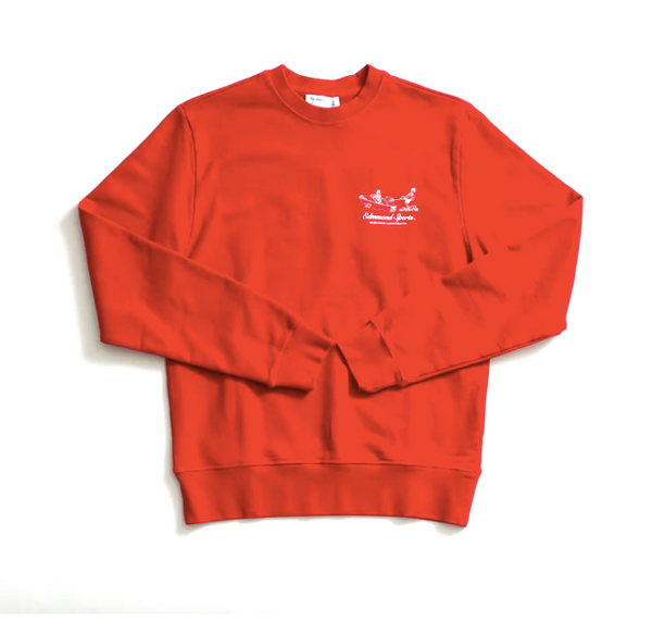 EDMMOND STUDIOS - SWEATSHIRT (CALYPSO PLAIN RED)