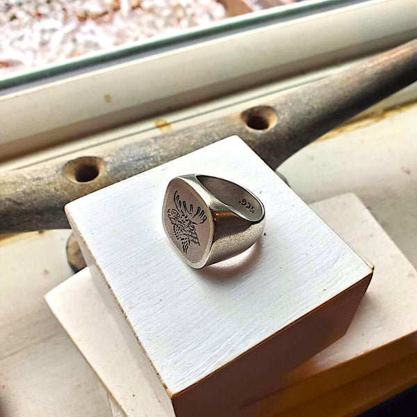 PTC X CAT BATES COLLAB #2 - MOOSEHEAD SIGNET RING (UNISEX)