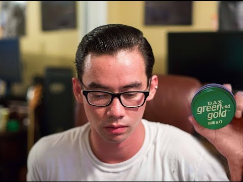 DAX HAIR WAX - GREEN & GOLD (STRONG HOLD MEDIUM SHINE)