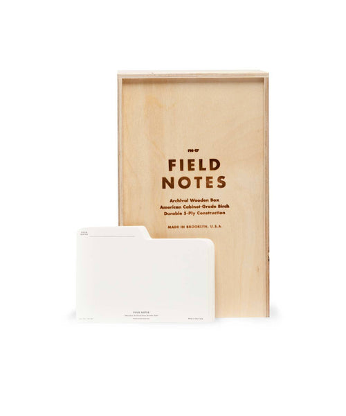 FIELD NOTES - ARCHIVAL WOODEN BOX