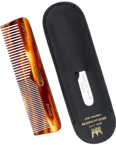 KENT HANDMADE COMB & NAIL FILE IN LEATHER CASE (NU 19)