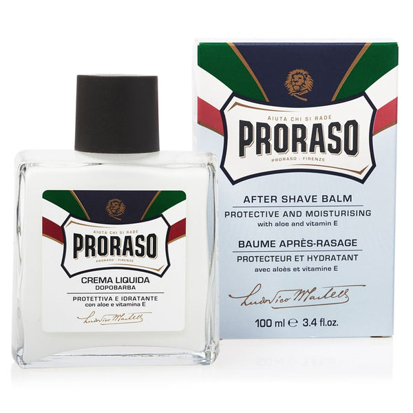 PRORASO AFTER SHAVE BALM - BLUE - PROTECTIVE & MOISTUTIZING (100ML)