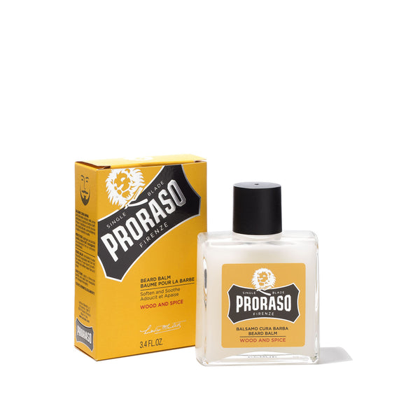 PRORASO - SINGLE BLADE - BEARD BALM (WOOD & SPICE)