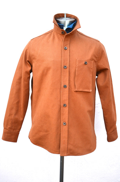 THE CLASSIC CANVAS SHIRT (CLAY)