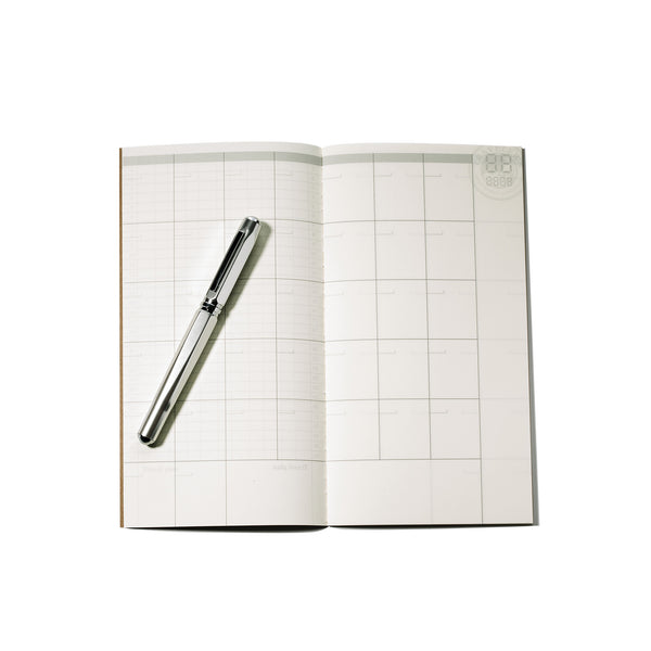 TRAVELER'S NOTEBOOK - REGULAR SIZE (REFILL - FREE DIARY MONTHLY - 017)