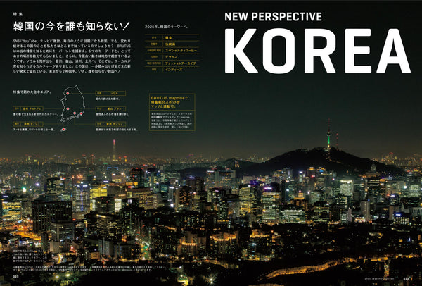 BRUTUS MAGAZINE - APRIL 2025 Issue #1029 (KOREA)