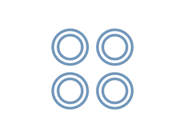 CORNISHWARE - SIDE PLATES (SET OF 4) 7 INCHES (18CM)