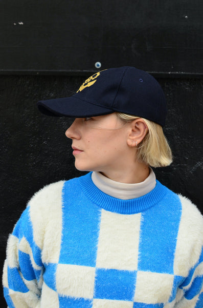 EAST HARBOUR SURPLUS - BASEBALL CAP (ANCHOR - DARK NAVY)