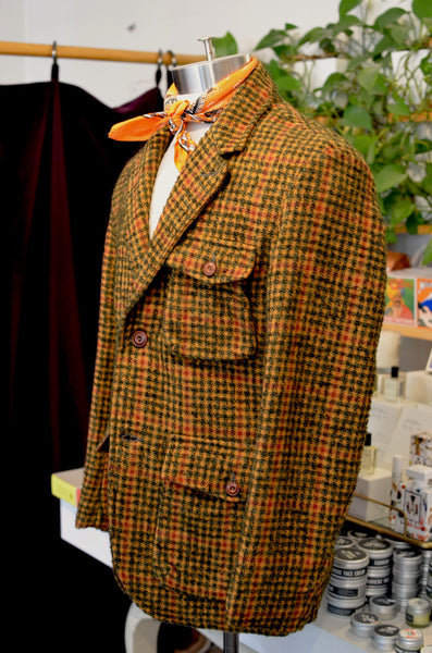 EAST HARBOUR SURPLUS - CHESTER TWEED SPORTS JACKET (BROWN/RED/GREEN)
