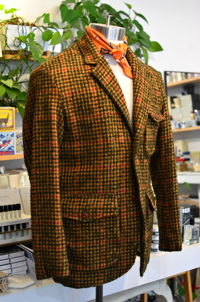 EAST HARBOUR SURPLUS - CHESTER TWEED SPORTS JACKET (BROWN/RED/GREEN)