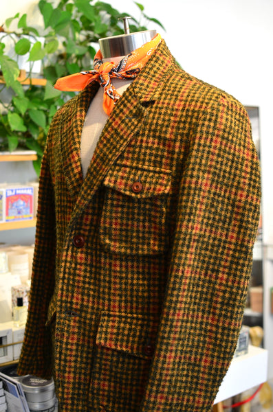 EAST HARBOUR SURPLUS - CHESTER TWEED SPORTS JACKET (BROWN/RED/GREEN)