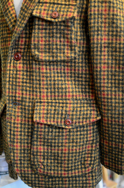 EAST HARBOUR SURPLUS - CHESTER TWEED SPORTS JACKET (BROWN/RED/GREEN)