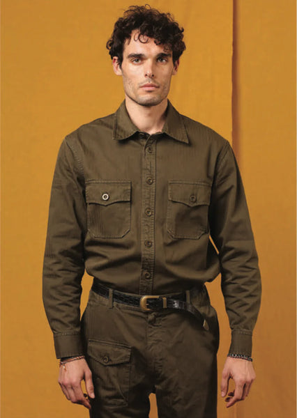EAST HARBOUR SURPLUS - MOAB SHIRT / OVERSHIRT (OLIVE)