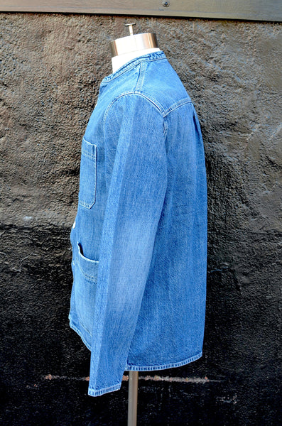 EAST HARBOUR SURPLUS - MASON 3370 (DENIM WORK JACKET) BLUE STONE WASHED