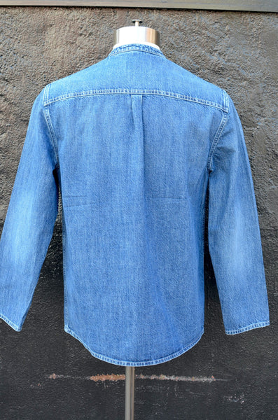 EAST HARBOUR SURPLUS - MASON 3370 (DENIM WORK JACKET) BLUE STONE WASHED
