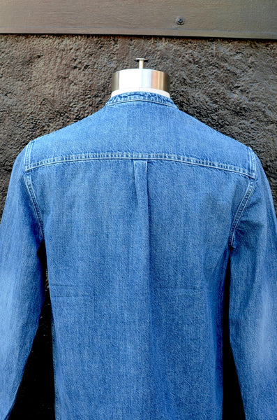 EAST HARBOUR SURPLUS - MASON 3370 (DENIM WORK JACKET) BLUE STONE WASHED