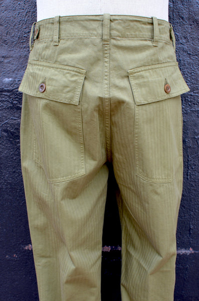 EAST HARBOUR SURPLUS - TEXAS FATIGUE HERRINGBONE PANTS