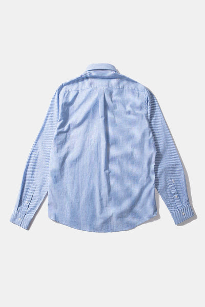 EDMMOND STUDIOS - LINEN SHIRT (BLUE STRIPES)