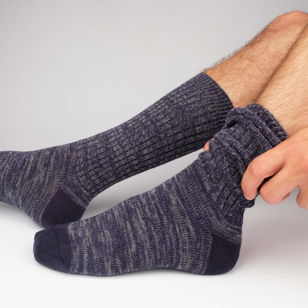 ETIQUETTE SOCKS - ROPPONGI MARLED SOCKS