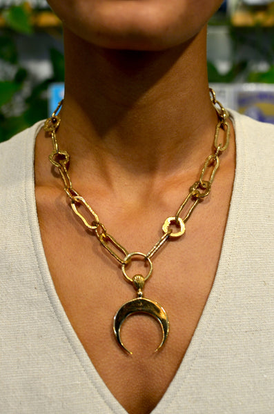 EXO JEWELLERY - LUNAAR NECKLACE (BRONZE)