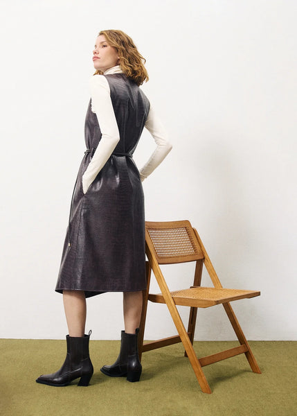FRNCH - ADONIA DRESS (CHOCOLATE)