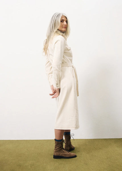 FRNCH - CLOTILDA SHIRT DRESS (BEIGE)