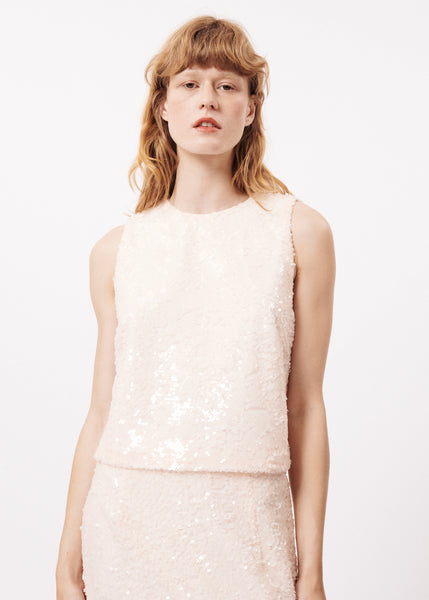 FRNCH -DAFNE TOP (CREAM)