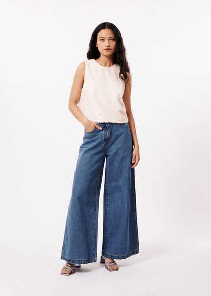 FRNCH -DAFNE TOP (CREAM)