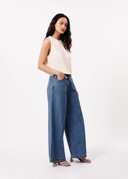 FRNCH -DAFNE TOP (CREAM)