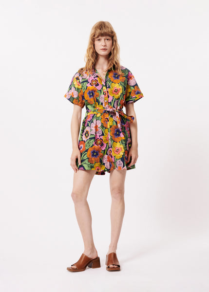 FRNCH -EVA ROMPER (SPICY GARDEN MARINE)