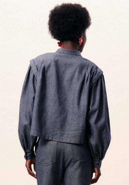 FRNCH - ONDINA BLOUSE (BLUE MARINE)