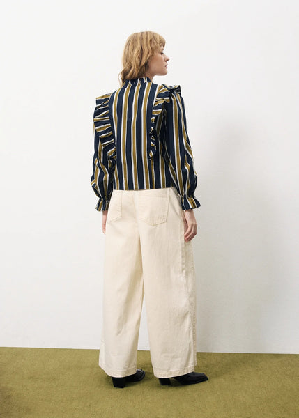 FRNCH -TAYA BLOUSE (BLUE)