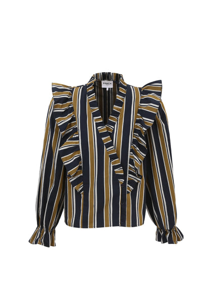 FRNCH -TAYA BLOUSE (BLUE)