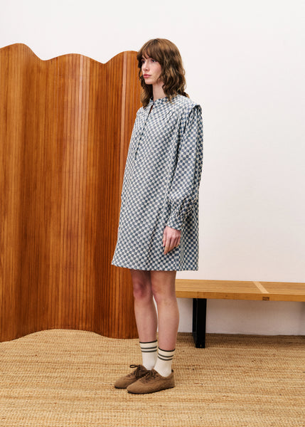 FRNCH PARIS - ALLIUM DRESS (BLUE)