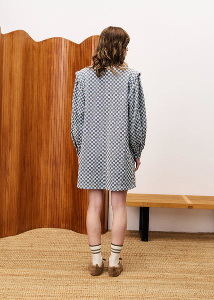 FRNCH PARIS - ALLIUM DRESS (BLUE)