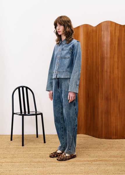 FRNCH PARIS - ARUM DENIM PANTS (DENIM BLUE)