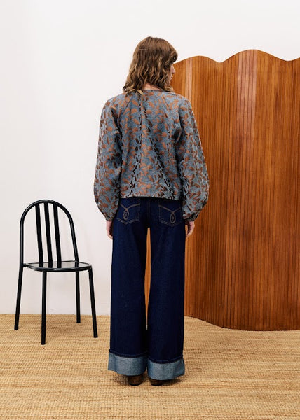 FRNCH PARIS - BOLDO BLOUSE (MARRON)