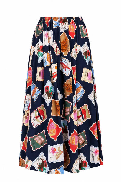 FRNCH PARIS - BORTH STAMP SKIRT