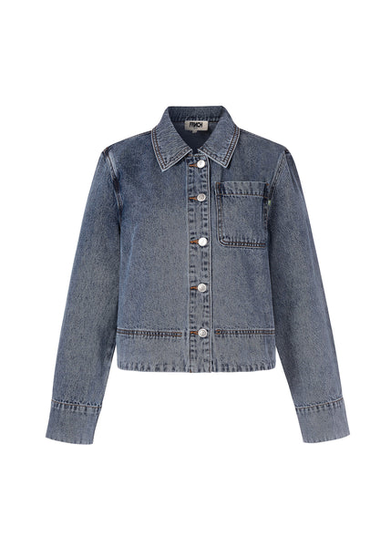 FRNCH PARIS - CAMUS DENIM JACKET (DENIM BLUE)