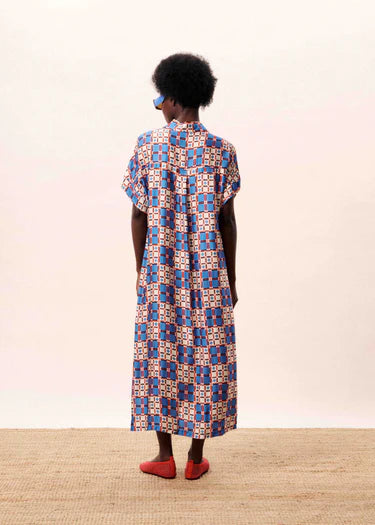 FRNCH PARIS - CANOPUS DRESS (AZULEJOS)