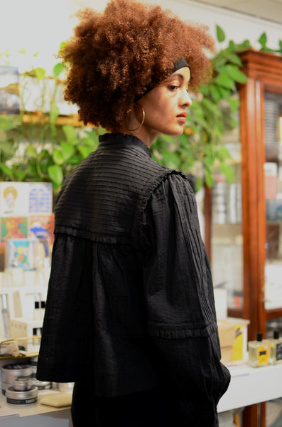 FRNCH PARIS - DAFFY BLOUSE (BLACK)