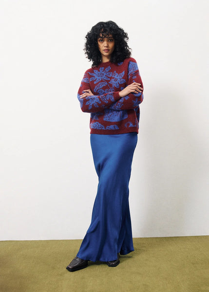FRNCH PARIS - EGENIE SWEATER (FLORAL BLUE)