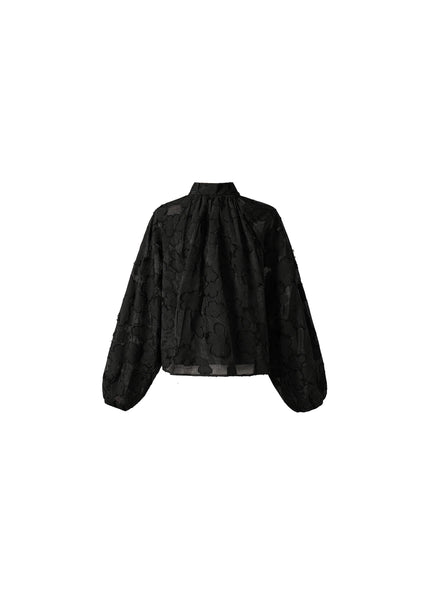 FRNCH PARIS - ESTEFAN BLOUSE (BLACK)