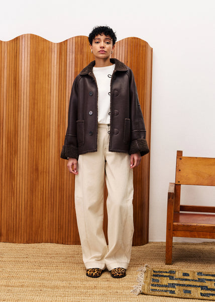 FRNCH PARIS - HONEYBUSH COAT (CHOCOLATE)