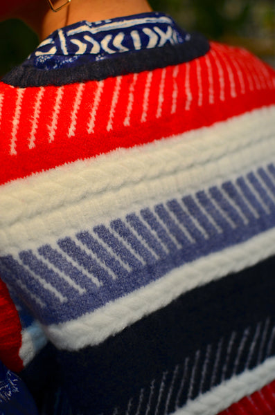 FRNCH PARIS - LINE KNITTED VEST