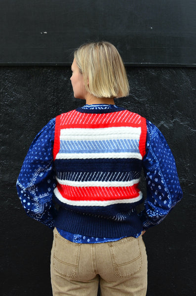 FRNCH PARIS - LINE KNITTED VEST