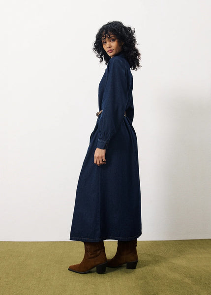 FRNCH - LISBETH SHIRT DRESS (NAVY DENIM)